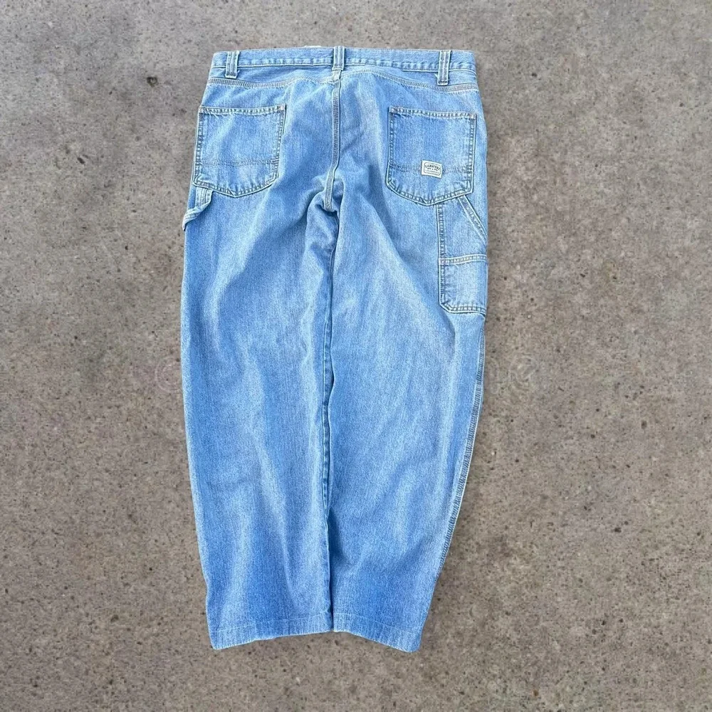 Y2K Levi's Men's Carpenter Jeans Light Blue Workwear 38x30 Skater Grunge